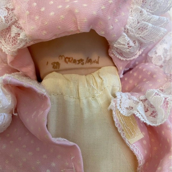 Vintage Sleeping Baby Doll‎ Real Looking Porcelain Doll - Picture 9 of 12